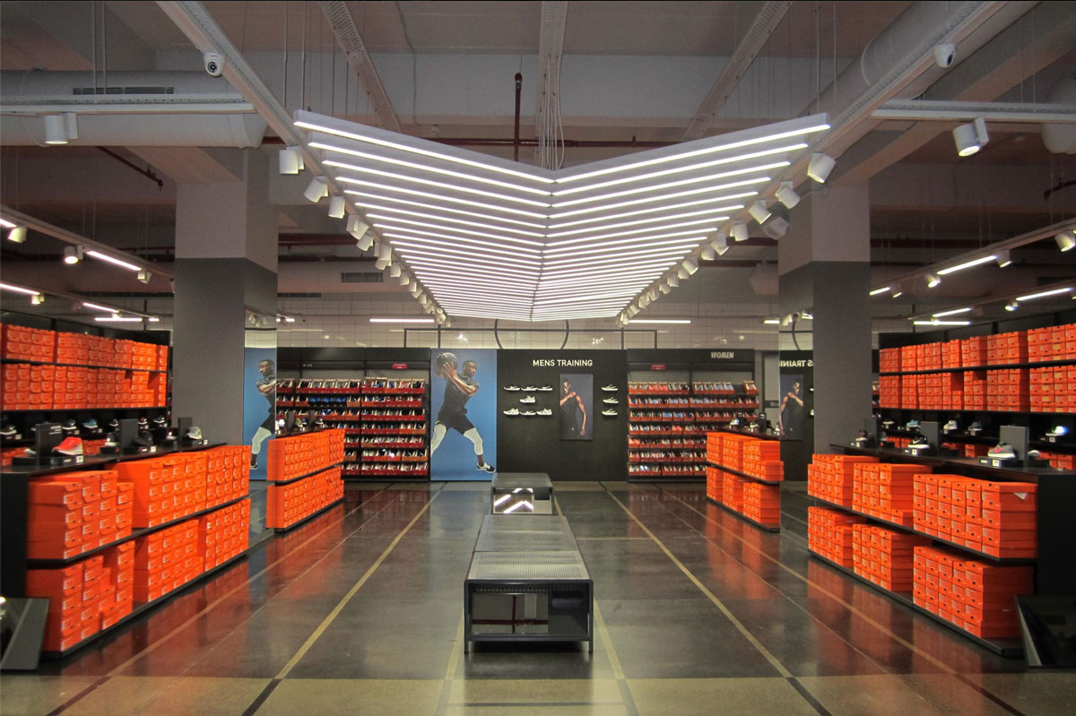 inside nike outlet store